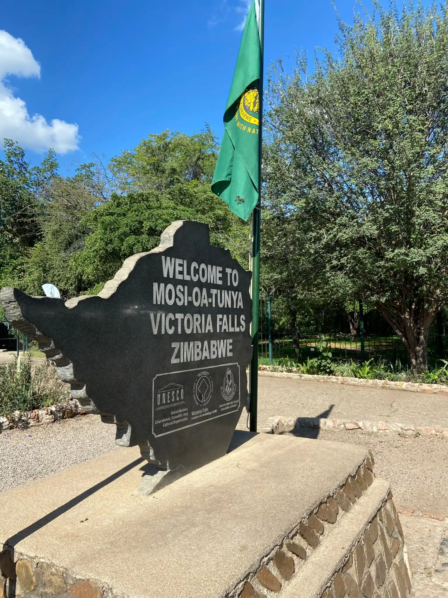 Accès au Parc National de Victoria Falls 