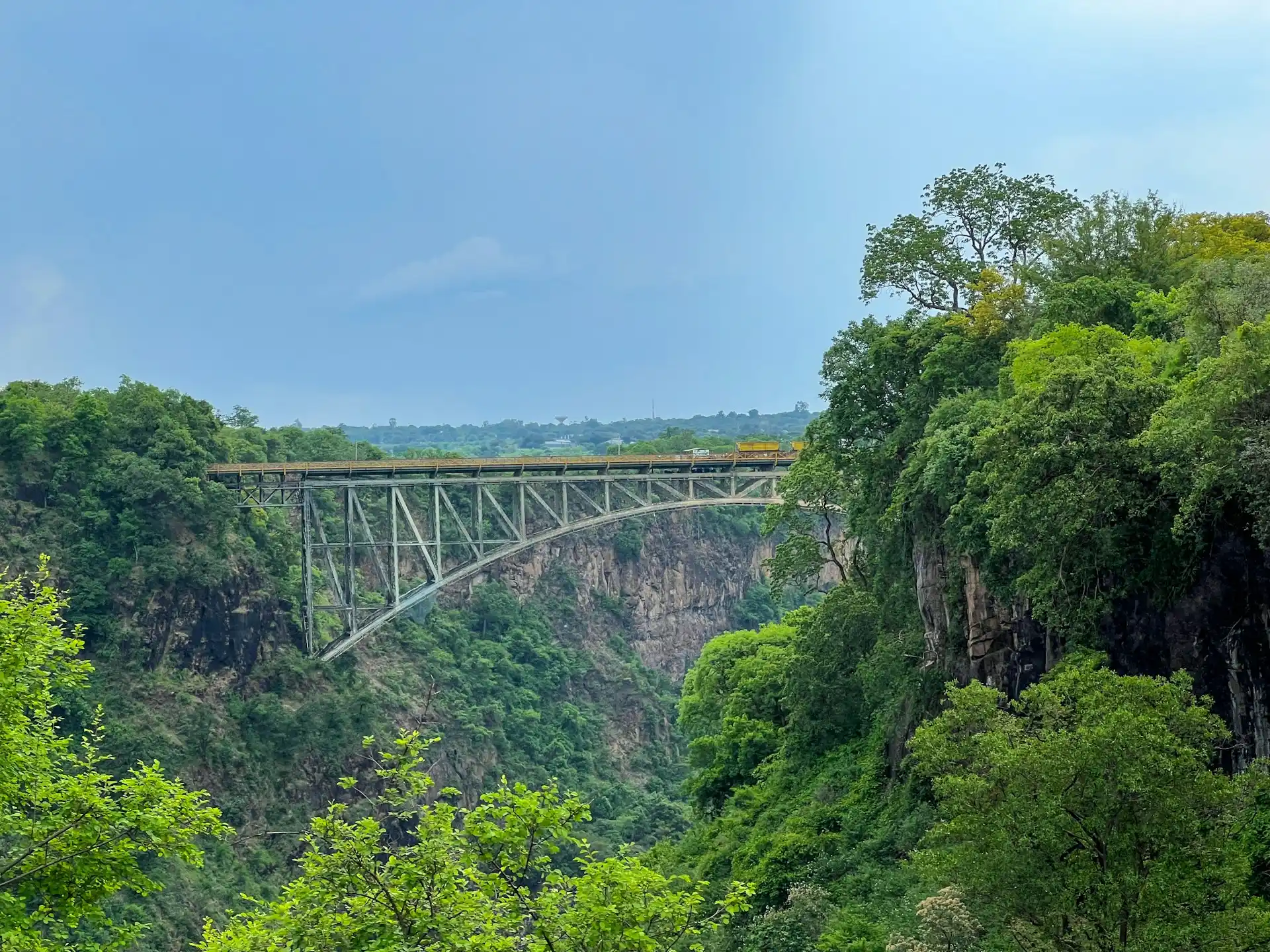 Accès au Parc National de Victoria Falls  - côté Zambie