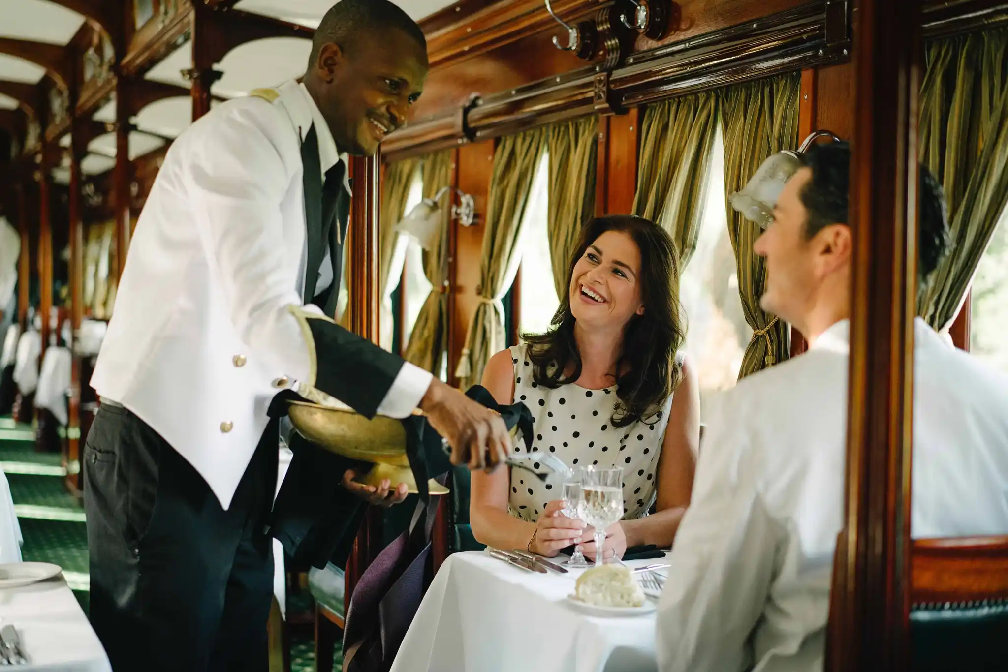 Option : Diner à bord d'un train historique
